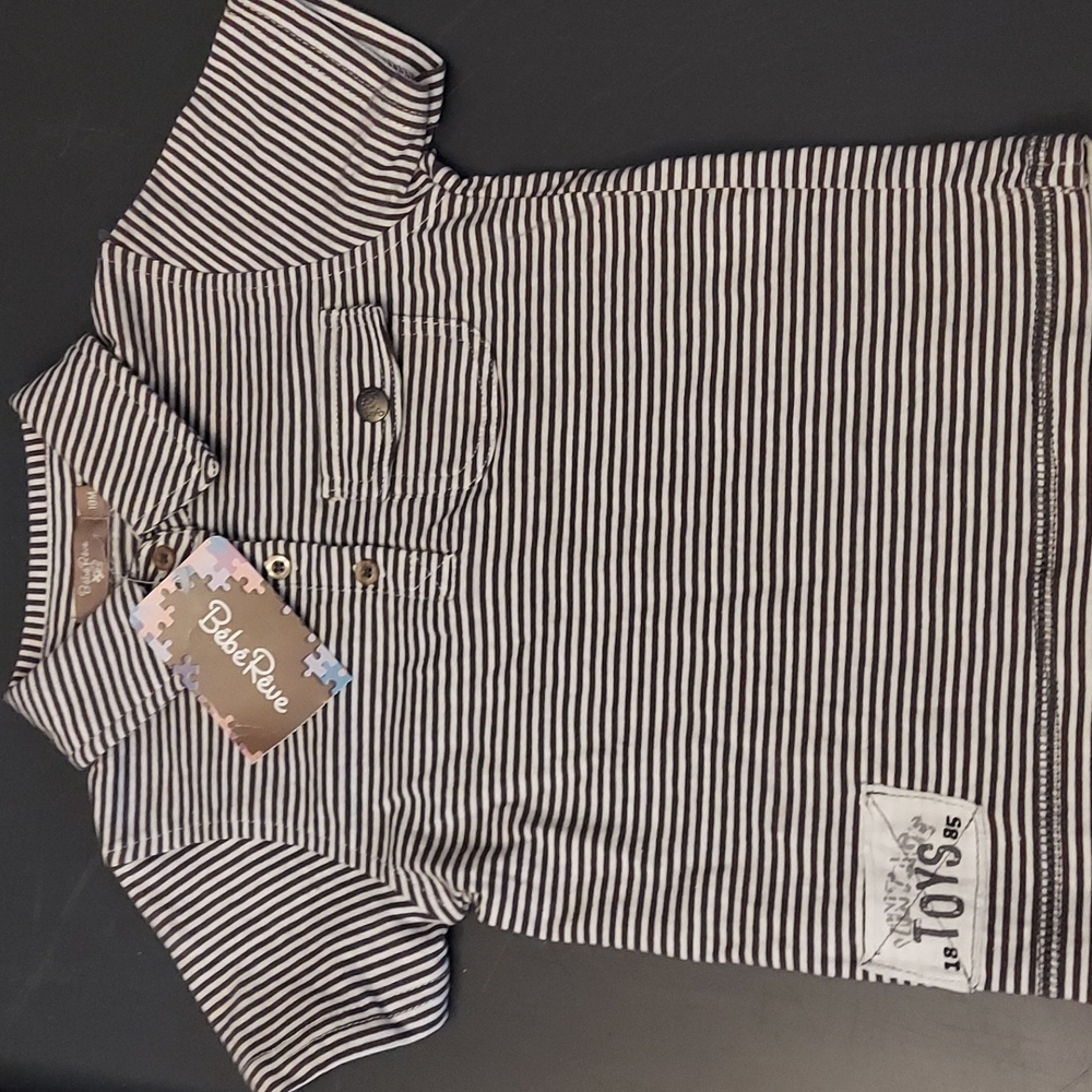 Bebe Reve Vintage Car polo grey